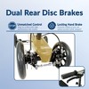 KneeRover Fusion Patented Knee Scooter Crutch Alternative with 4 Wheel Steering - 4 of 4