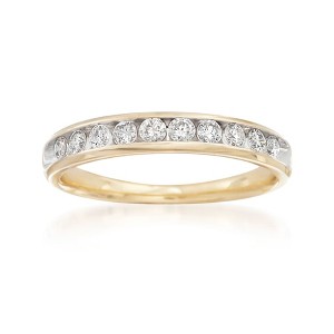 Ross-Simons 0.50 ct. t.w. Diamond Wedding Ring in 14kt Yellow Gold - 1 of 4