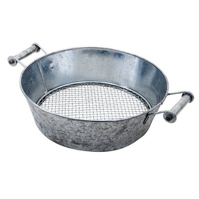 4" Wide Compost Sifter Galvanized Steel - Achla Designs