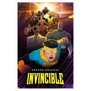 Trends International Invincible - Purple One Sheet Framed Wall Poster Prints - 1 of 4