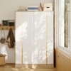 FUFU&GAGA Contemporary Sliding - door Closet: Aesthetic & Functional Storage Solution for Your Bedroom Modern Wardrobe with Adjustable Interior - 4 of 4
