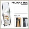 Infurnic Full Length Mirrors Modern Vanity Mirror with Durable Frame for Easy Home Integration, Clothing Shop, Bedroom, Black, 31.5"*1"*71" - 3 of 4