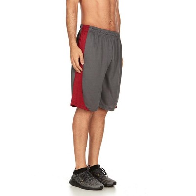 Mens Moisture Wicking Athletic Basketball & Gym Workout Shorts with Pockets