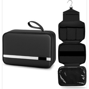Hanging Toiletry Bag with 4 Compartments. Large Waterproof Hygiene  Organizer for Bathroom or Travel. : Target