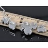 Alilang Sparkling Rhinestone Playing Card Suit Necklace with Silver Tone Chain - 2 of 4