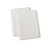 Royal Velvet Set of 2 17"x24" Signature Solid Memory Foam Bath Rugs White - 2 of 4