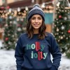 Simply Sage Market Women's Graphic Sweatshirt Holly Jolly Colorful - 2 of 4
