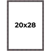 PosterPalooza | Slim Profile Brown Picture Frame - UV Acrylic, Foam Board Backing, Hanging Hardware - 2 of 4