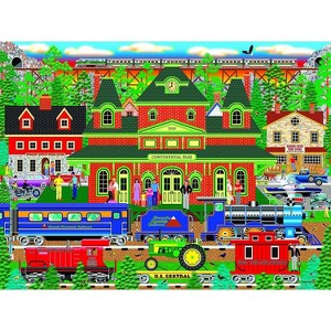 Cra-Z-Art Mountain Rail Holiday 1000 Piece Jigsaw Puzzle - 1 of 4