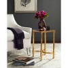 Halyn End Table - Gold/Mirror - Safavieh. - 2 of 4