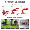 TROPOW Hydraulic Lawn Mower Lift Jack, 550 Lb Capacity, Heavy Duty Steel Tractor Lift , Up to 23" Lifting Height for Zero Turn, Riding Mowers - 4 of 4