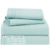 Clara Clark Bed Sheets, Premier 1800 Series 4 Piece Bed Sheet Set, Deep Pocket Luxury Soft Bedding Sheets & Pillowcases - 2 of 4