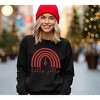 Simply Sage Market Women's Graphic Sweatshirt Holly Jolly Rainbow - 2 of 4