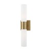 Livex Lighting Aero 2 - Light Vanity in  Antique Brass - 3 of 4