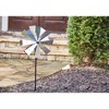 Southern Patio 36 in. H Windmill Dual Kinetic Wind Spinner in Silver - Southern Patio - 4 of 4