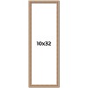 PosterPalooza | Panoramic Deco Brown Picture Frame - UV Acrylic, Foam Board Backing, Hanging Hardware - 2 of 4