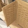 Okak Country Style Sideboard Pantry Cabinet with 3 Large Doors Cabinet, Storage Cabinet for Kitchen,Dining Room,Office,Entryway - 4 of 4