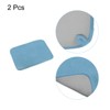 Unique Bargains Microfiber Ultra-Absorbent Fast Drying Dish Drying Mat 15.75 x 11.82 Inch Blue 2 Pcs - 3 of 4