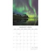 The Gifted Stationery 2025 Square Wall Calendar, Northern Lights, 16-Month Natural World Theme with 180 Reminder Stickers (12x12 In) - image 3 of 4