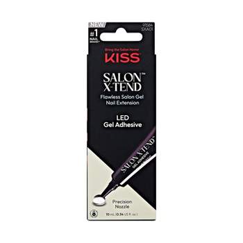 KISS Products Salon X-tend LED Soft Gel Adhesive Fake Nails - 34ct