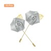 Unique Bargains Ceremony Anniversary Rose Wedding Groom Boutonnieres Pins 2"x3.5" 10 Pcs - 3 of 3