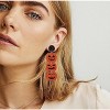 Acrylic Halloween Earrings Set - Cute Ghost, Pumpkin & Bat Designs with Glitter Accents for Cosplay & Parties - 2 of 4