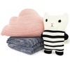 Saturday Park Henry The Cat Pillow Buddy  - 17" Tall Black and White - 3 of 4