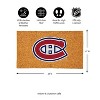 EvergreenNHLMontreal Canadiens Logo Natural Coir 28 x 16 Inches Indoor Outdoor Doormat - 3 of 4