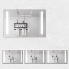 Lighted Bathroom Medicine Cabinet with Mirror, Bathroom Vanity Mirror,Wall Mounted,Touch Switches,Clock,Defog, Stepless Dimming,3-Color Temper Change - 4 of 4