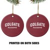 Colgate University Raiders Logo Porcelain Holiday Christmas Tree Ornament - 2 of 4