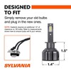 SYLVANIA H1 LED Ultra -  Fog Lights For Cars and Trucks - Headlight Bulbs for Off Road Powersports - 6000k Cool White LED Light - Maximum Lifespan - 4 of 4
