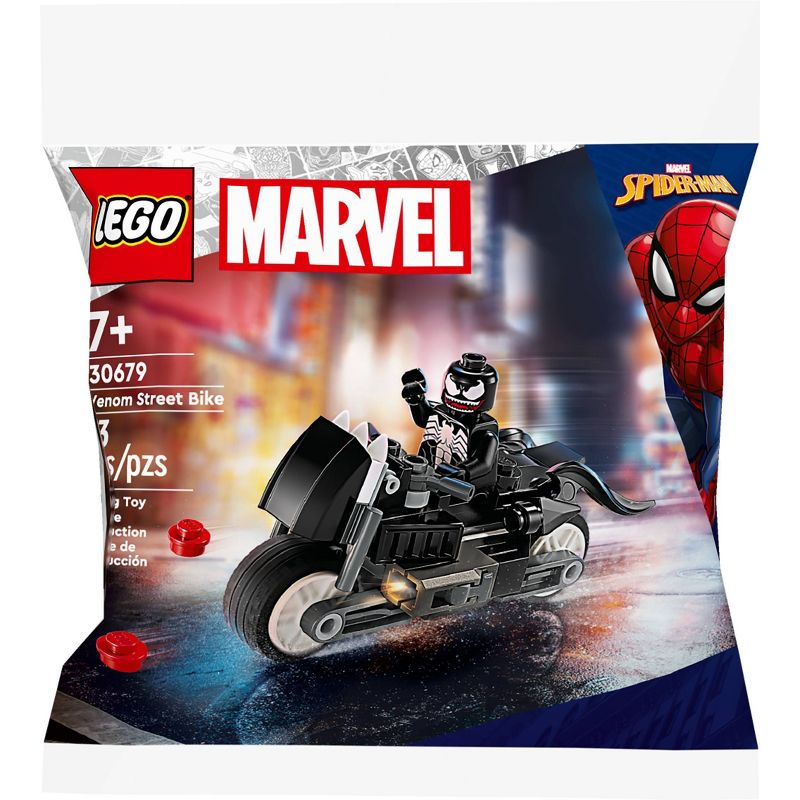 LEGO Marvel Venom Street Bike Building Toy 30679, 3 of 4
