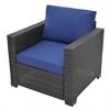 CAVINAS 10-Piece Patio Sofa Set, Rattan Outdoor Patio Conversation Sets with Coffee Table, Modern Outdoor Sectional Furniture for Garden - 2 of 4