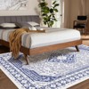 Oriental Vintage Bordered Rug | Non-Slip, Ultra-Thin & Washable | for Living Room, Bedroom, Dining & Office - 4 of 4