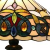 Chloe Lighting Serenity Tiffany-Style Victorian Dark Bronze 1 Light Table Lamp 12 Inch Shade - 3 of 4