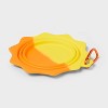 13oz Collapsible Dog Bowl - Sun Squad™ Yellow/Orange - 3 of 3