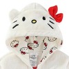 Hello Kitty Sanrio Girls Zip Up Coral Fleece Hoodie with Ears and Bow for Big Kids - 2 of 4