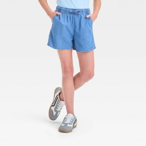 Girls' Pull-On Woven Shorts - Cat & Jack™ - 1 of 3