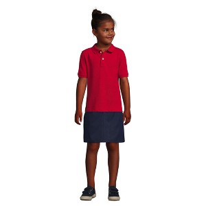 Lands' End School Uniform Kids Short Sleeve Mesh Polo Shirt - 1 of 4