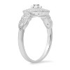Sterling Silver Vintage Floral Ring - 2 of 3