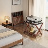 Bamboo luggage rack 2 Pack, lightweight and durable, Sturdy for Hotel/Home Use - 4 of 4