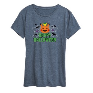 Women's - Pokémon - Happy Halloween Short Sleeve Graphic T-Shirt - 1 of 4