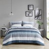 NicBex 7 Piece Polyester King Stripe Bed Set with Printed Bed Sheets,Comfort Sheets Set for Bedroom - 2 of 4