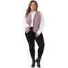 Women's Plus Size Retro Eclectic Work Button Steampunk Plaid Suit Vests - Agnes Orinda - 3 of 4