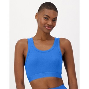 Hanes Originals Women's SuperSoft Comfywear Rib Banded Crop Top - 1 of 4