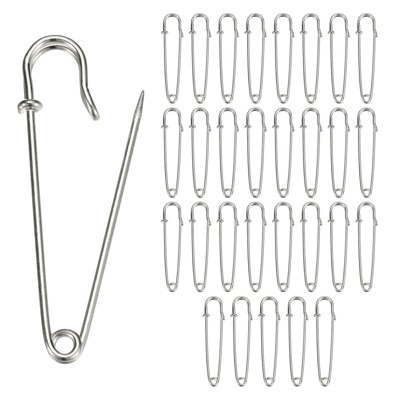 Unique Bargains Durable Sewing Upholstery Spring Lock Blanket Bulk Large Safety Pins 30 Pcs