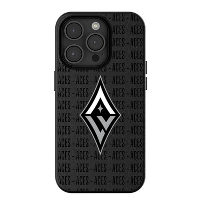 Keyscaper Las Vegas Aces Text Backdrop MagSafe Compatible Cell Phone Case for iPhone 16