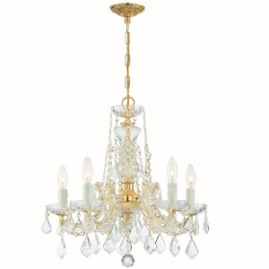 Crystorama Lighting Maria Theresa 5 - Light Chandelier in  Gold - 1 of 4
