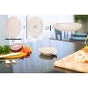Nat & Jules Matte White 6 x 4 Glossy Ceramic Oval Countertop Spoon Rest - 2 of 4