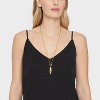Lucky Fish Pendant Necklace - Universal Thread™ Gold: Lobster Claw Clasp, 3 Inch Extender, 28" Length - 2 of 4